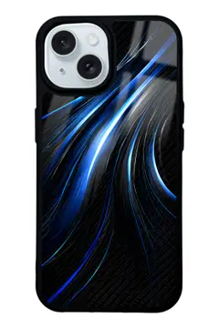 Gümüş Karbon desenli telefon kılıfı