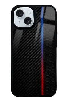 Lacivert Karbon desenli telefon kılıfı