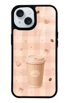 COZY Bardak kahve temalı telefon kılıfı