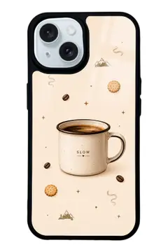 SLOW Kupa kahve temalı telefon kılıfı
