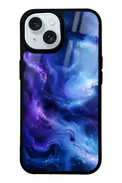 Mavi Galaksi renk geçişli telefon kılıfı