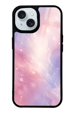 Lila Işıltı renk geçişli telefon kılıfı