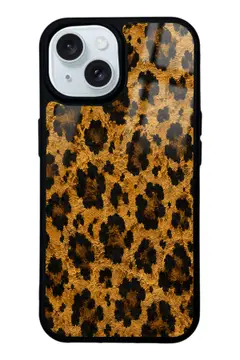 Bal Leopar desenli telefon kılıfı