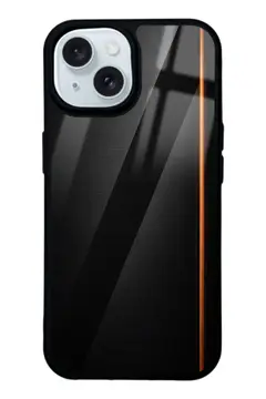 Bakır Şerit desenli telefon kılıfı