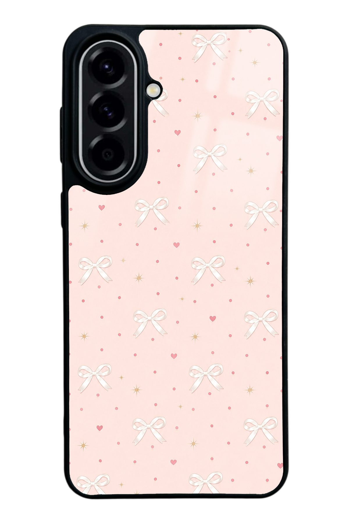 Pudra Fiyonk desenli telefon kılıfı — Samsung A57