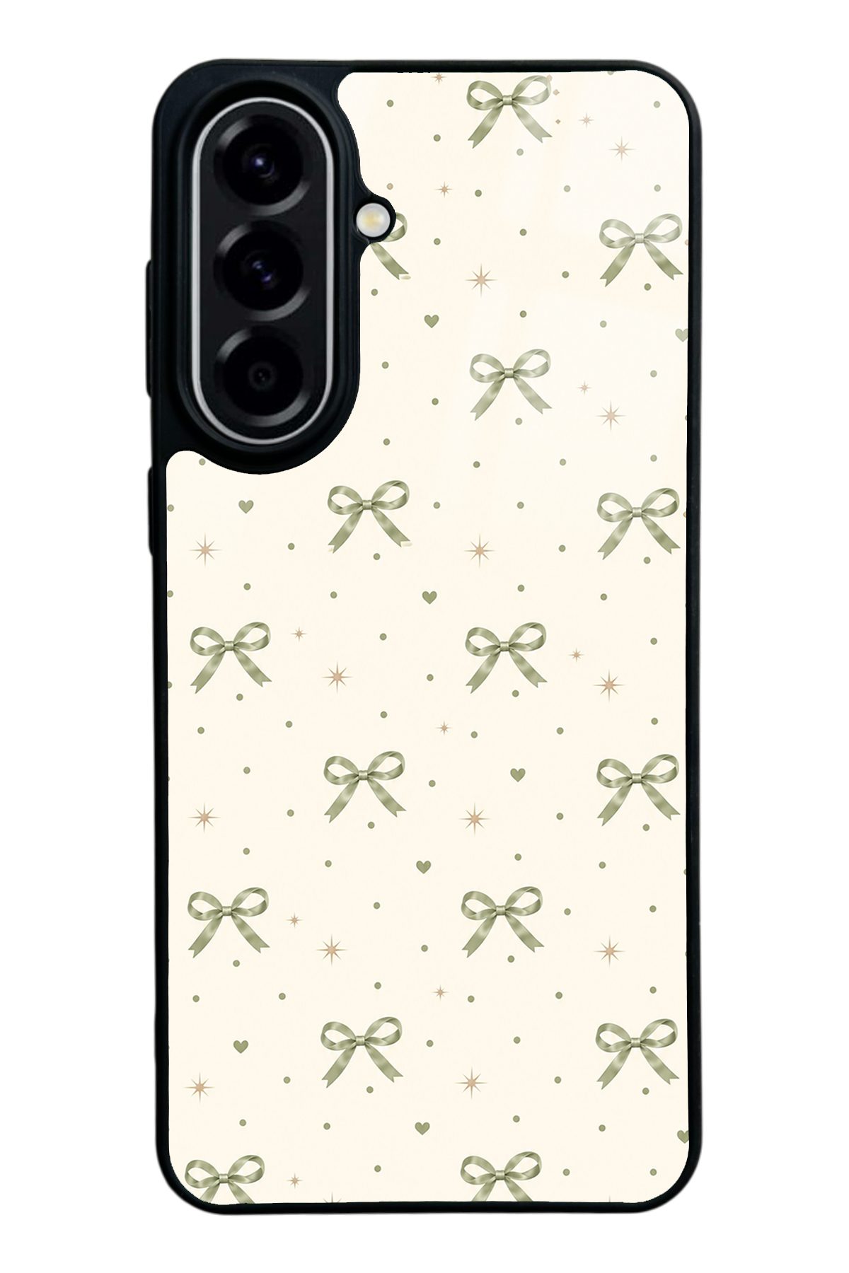 Fildişi Fiyonk desenli telefon kılıfı — Samsung A57