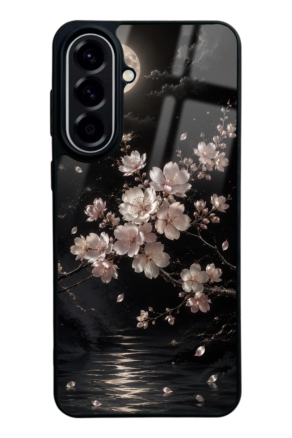 Ay Işığı Sakura desenli telefon kılıfı — Samsung A57