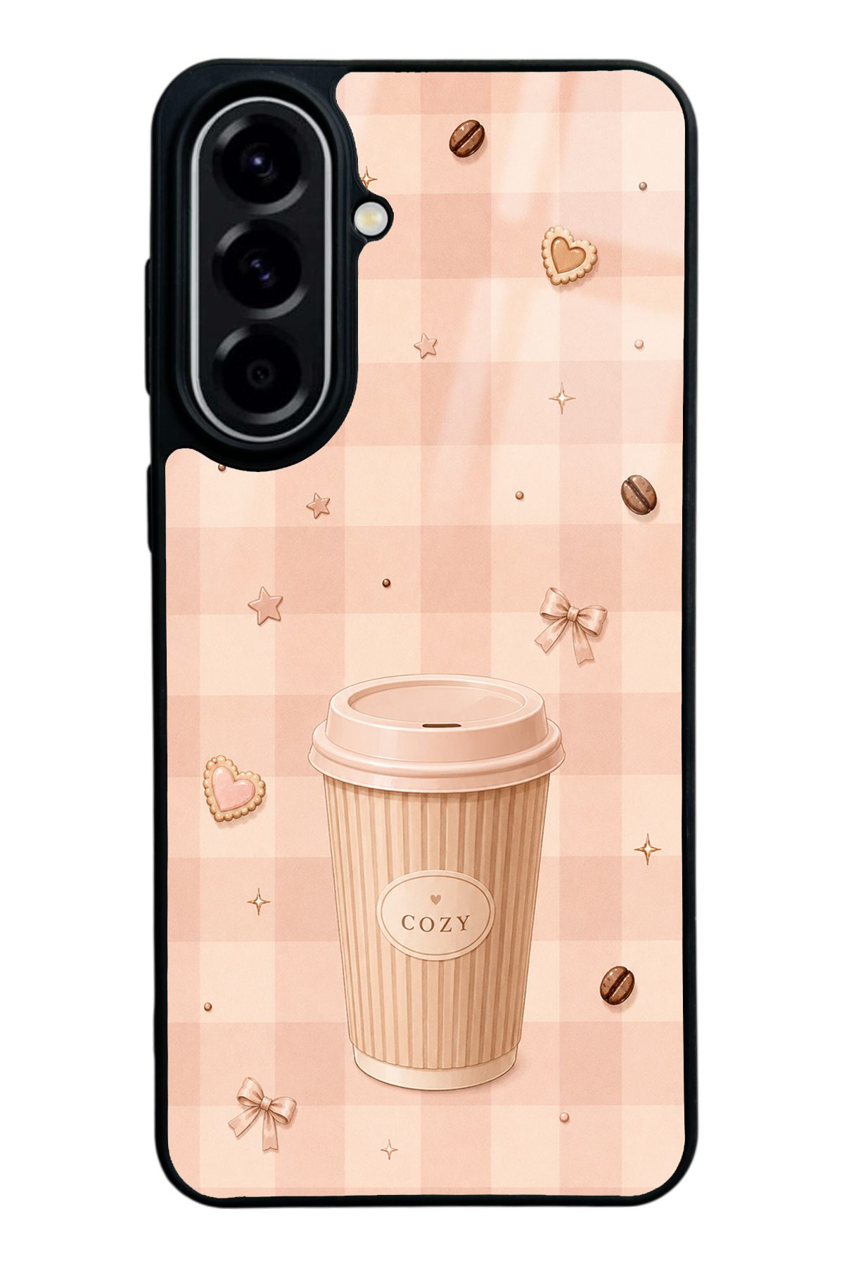 COZY Bardak kahve temalı telefon kılıfı — Samsung A57