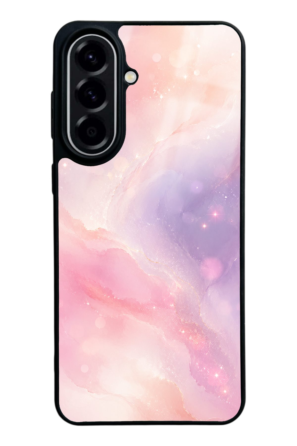 Pembe Sis renk geçişli telefon kılıfı — Samsung A57