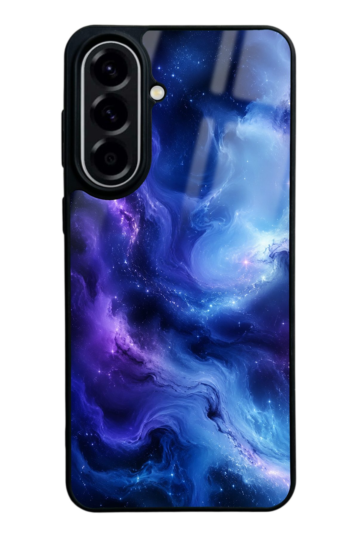Mavi Galaksi renk geçişli telefon kılıfı — Samsung A57