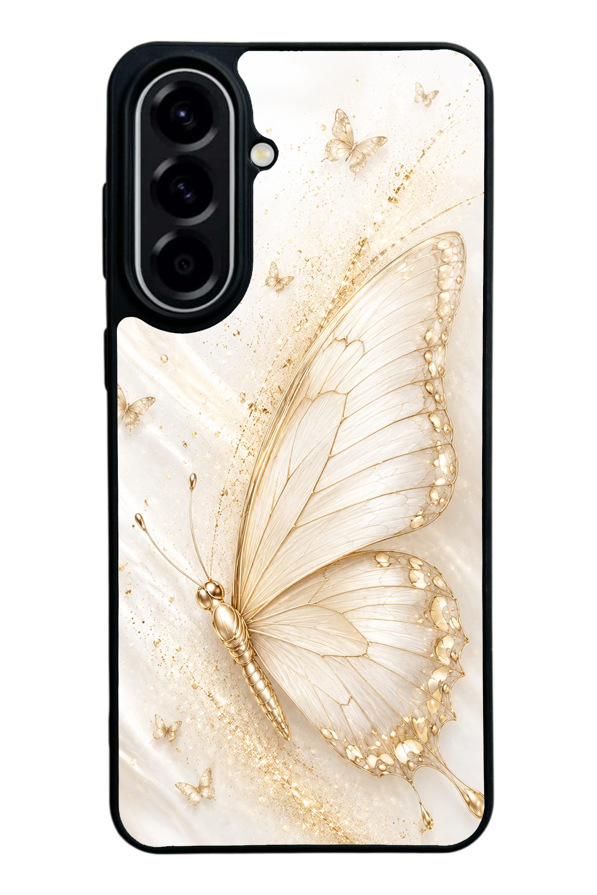 Sedef Kelebek desenli telefon kılıfı — Samsung A57