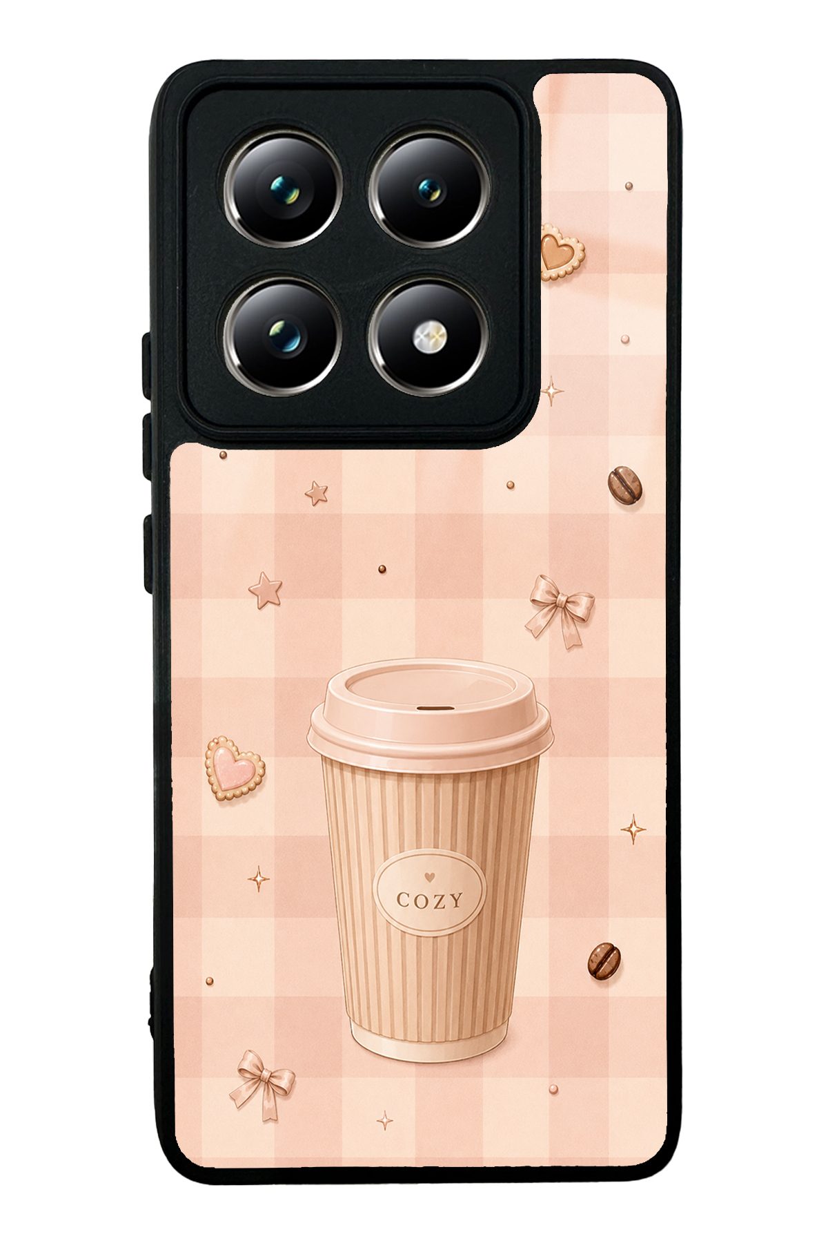 COZY Bardak kahve temalı telefon kılıfı — Xiaomi Mi 14T Pro