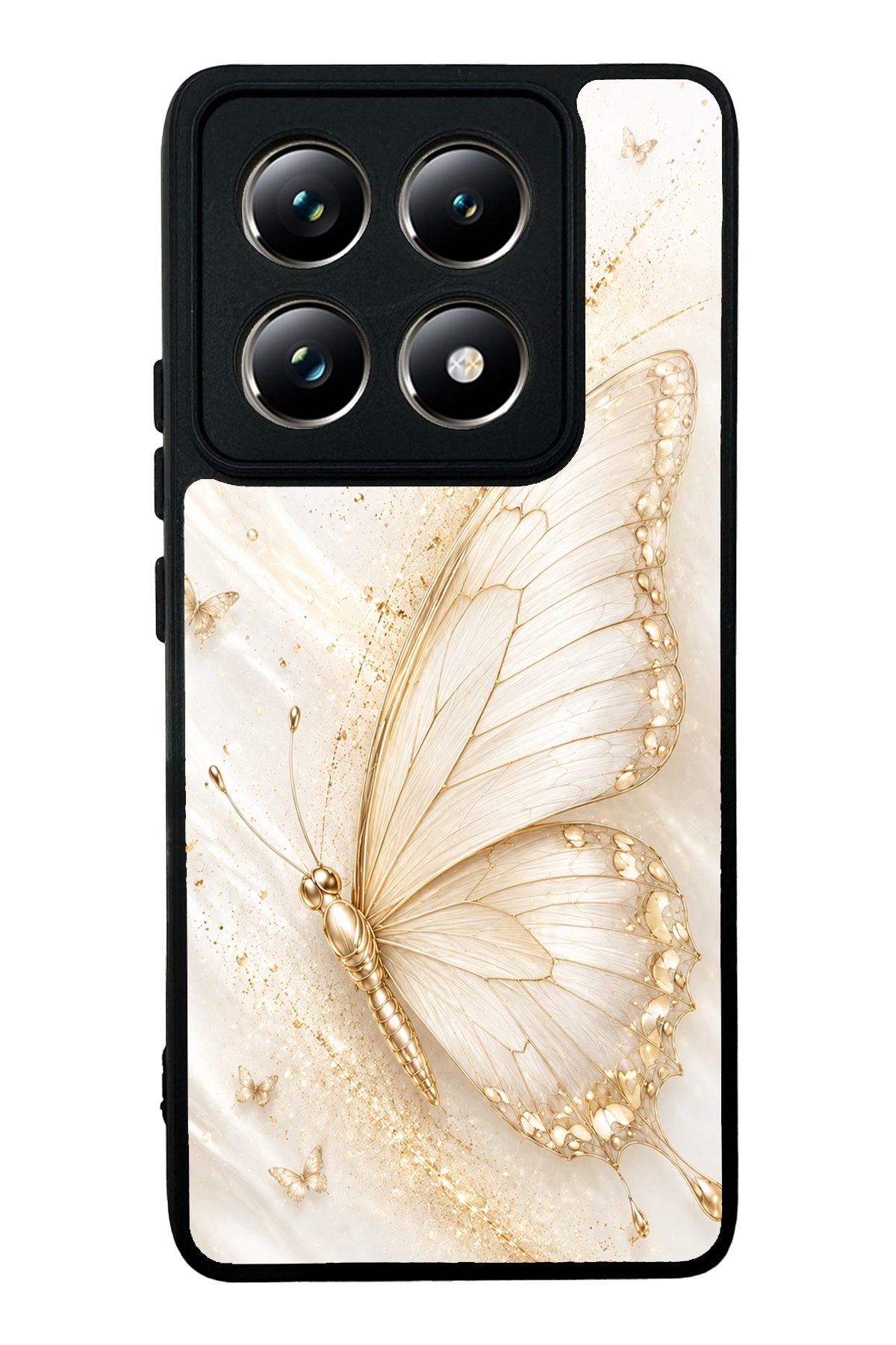 Sedef Kelebek desenli telefon kılıfı — Xiaomi Mi 14T Pro