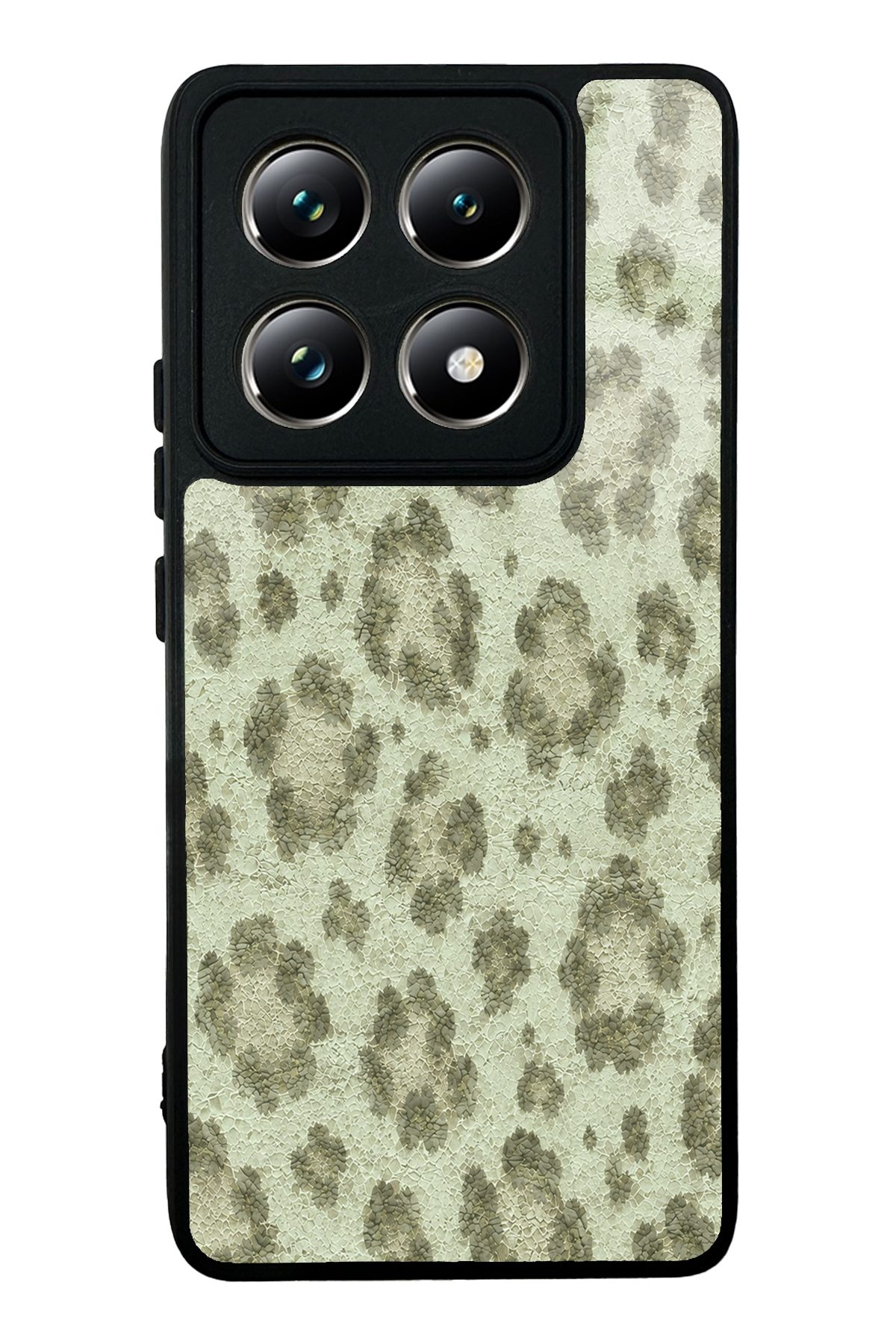 Adaçayı Leopar desenli telefon kılıfı — Xiaomi Mi 14T Pro