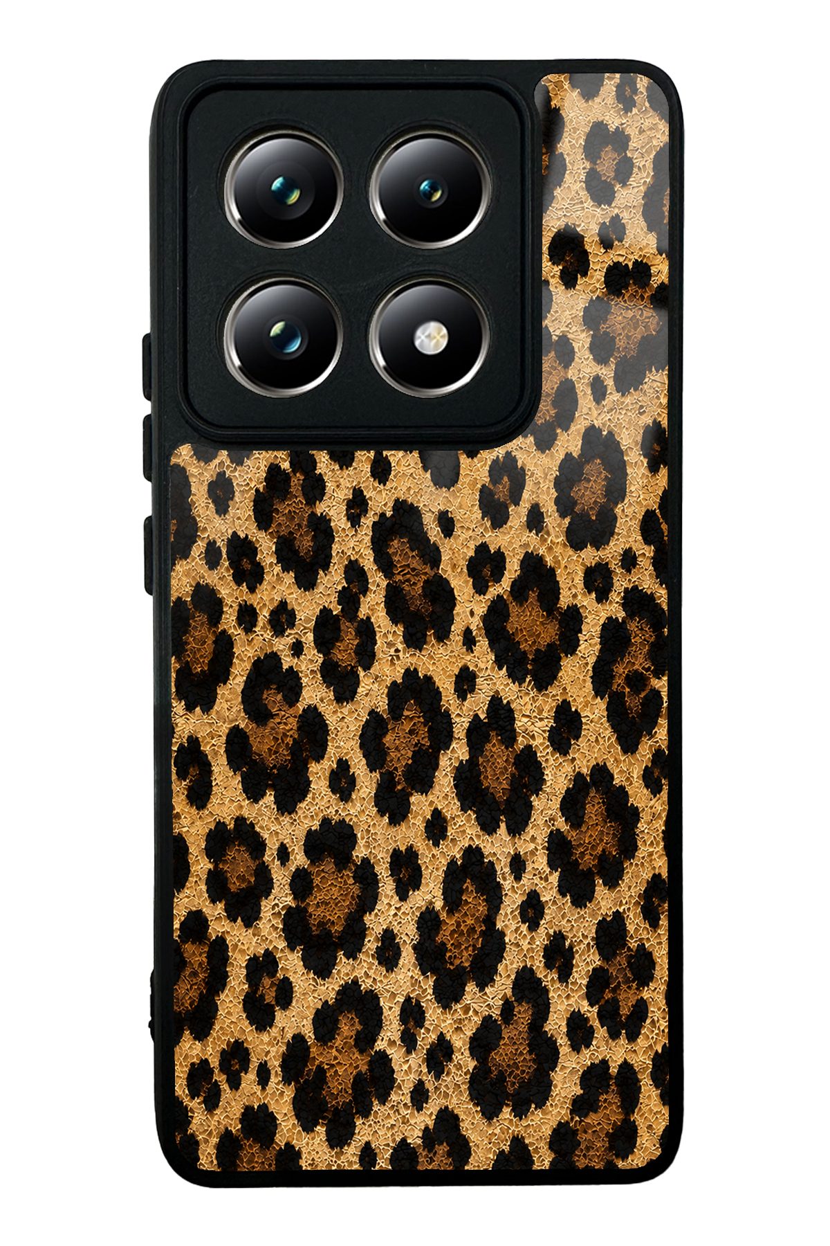 Altın Leopar desenli telefon kılıfı — Xiaomi Mi 14T Pro