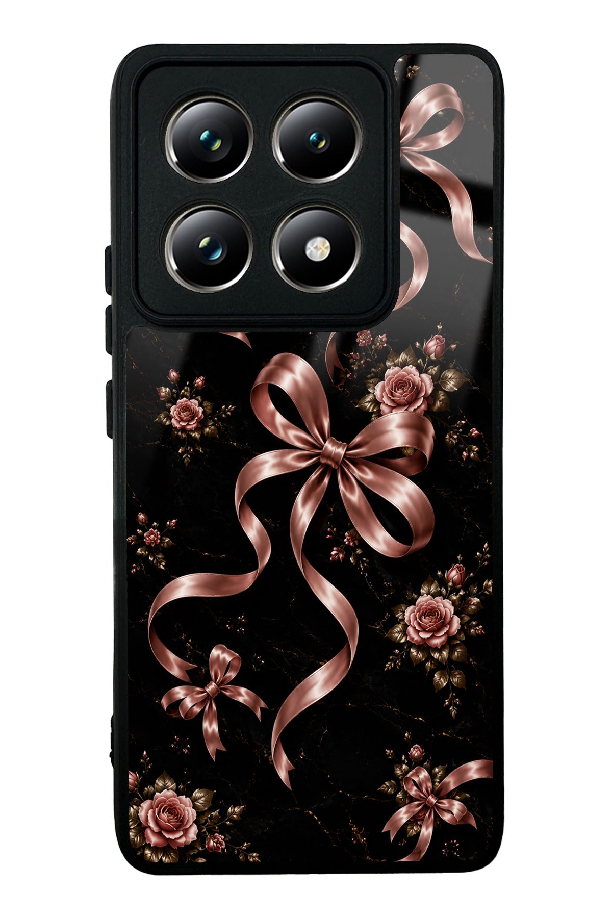 Pembe Kurdele desenli telefon kılıfı — Xiaomi Mi 14T Pro
